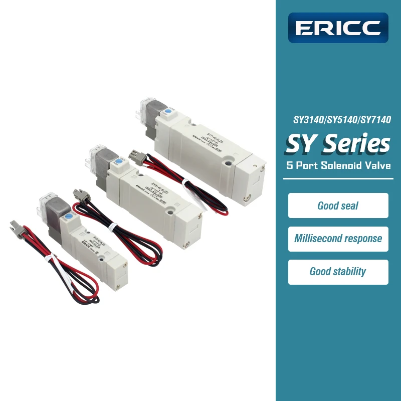 SMC Type high quality SY3000/5000/7000 Series 5 Port Solenoid Valve SY3140-5LZD SY5140-5LZD SY7140-5LZD