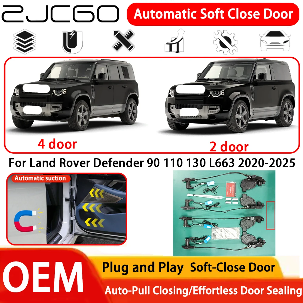 

for Land Rover Defender 90 110 130 L663 2020-2025 Car OEM Plug and Play Automatic Electric Soft Close Door System ﻿