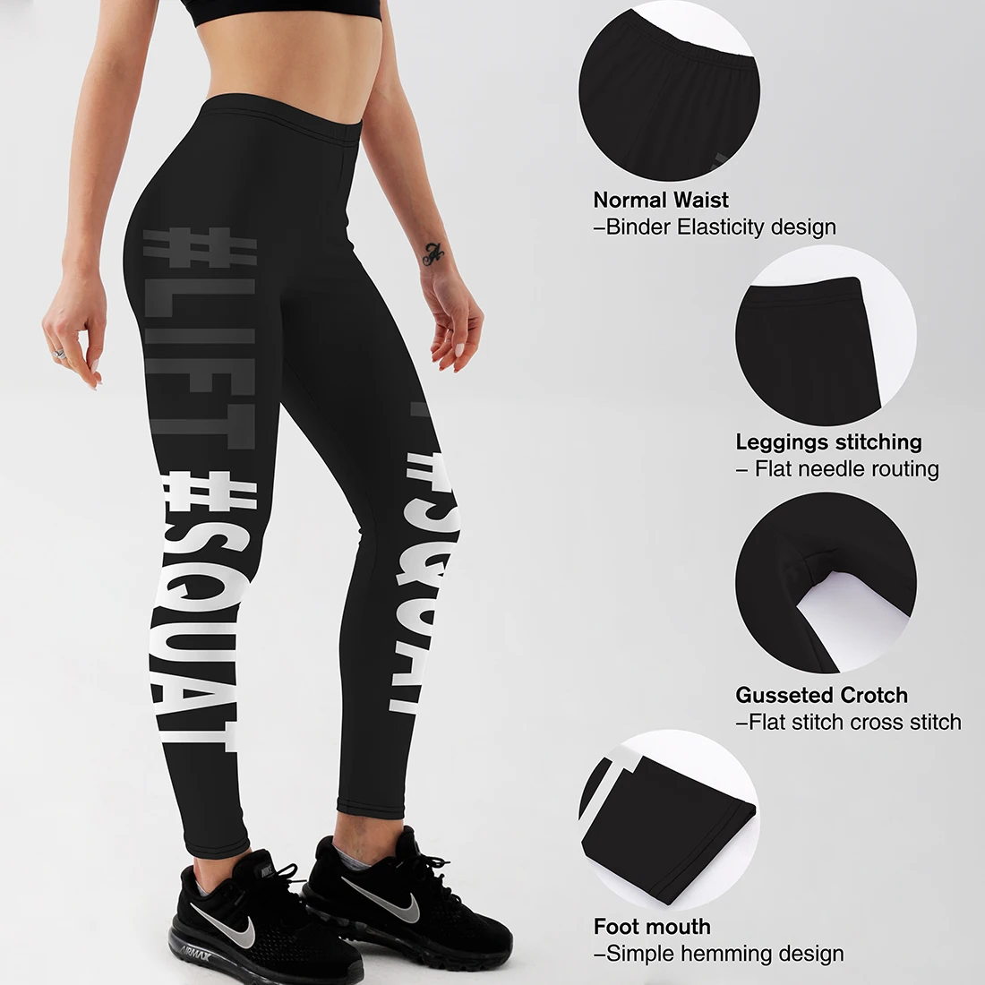 New Tightening Leggings Women Leggins Female Elastic Pant Capri Women Fitness Leggings Letters Print Slim Trouser