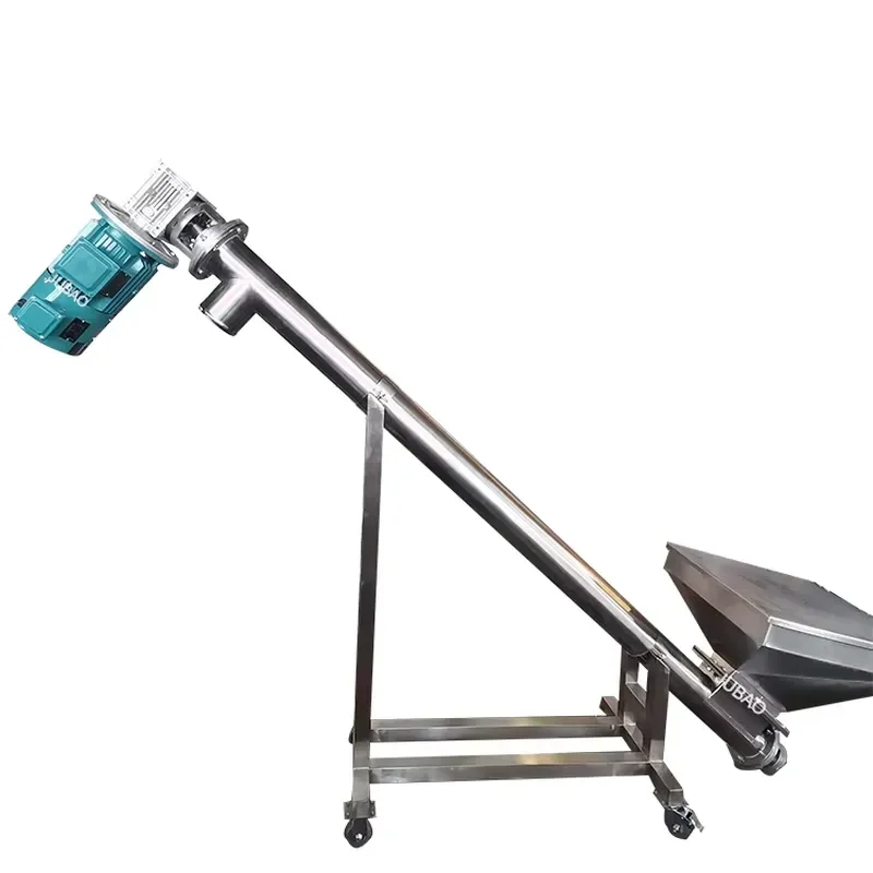 Mini Feeding Machine Automatic Screw Conveyor Auto Hopper Loader for Sand Ore coke