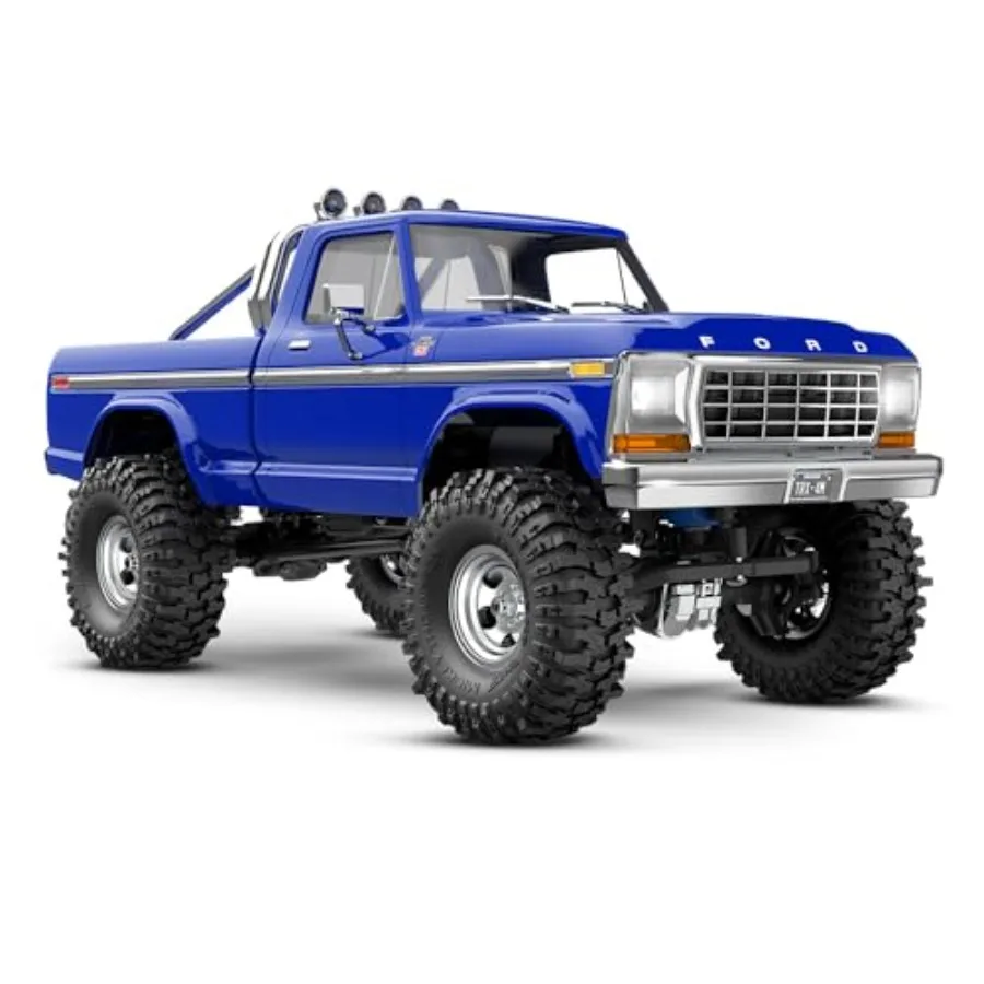 1/18 TRX-4M F-150 High Trail Crawler Truck with Off-Road Performance Black Body Durable Composite Chassis Advanced Susp