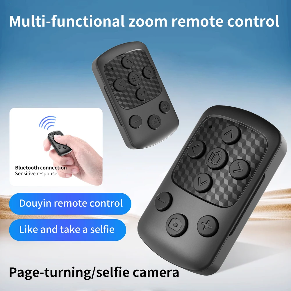 Wireless Remote Control for Android & For IOS Smartphones Features Zoom Function for Stunning Photos and Videos