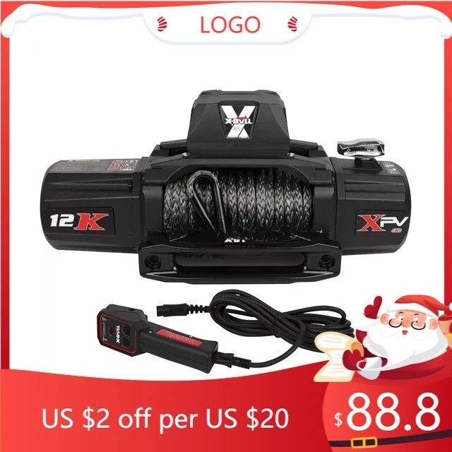 

STLF Off Road Rescue 4x4 12000lbs Wireless Waterproof 12v Electric DAKA Winch for GWM Tank 300