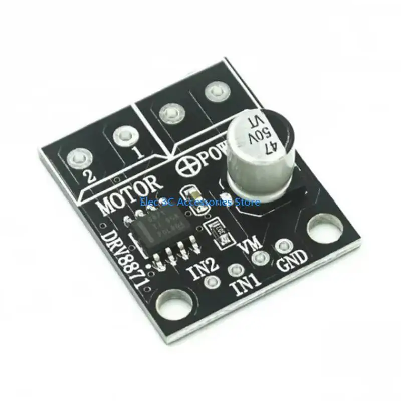 Y51A High Efficiency DRV8871 Motor Control Board Thermal Protective Technology for Small Motors Low Power Consumption
