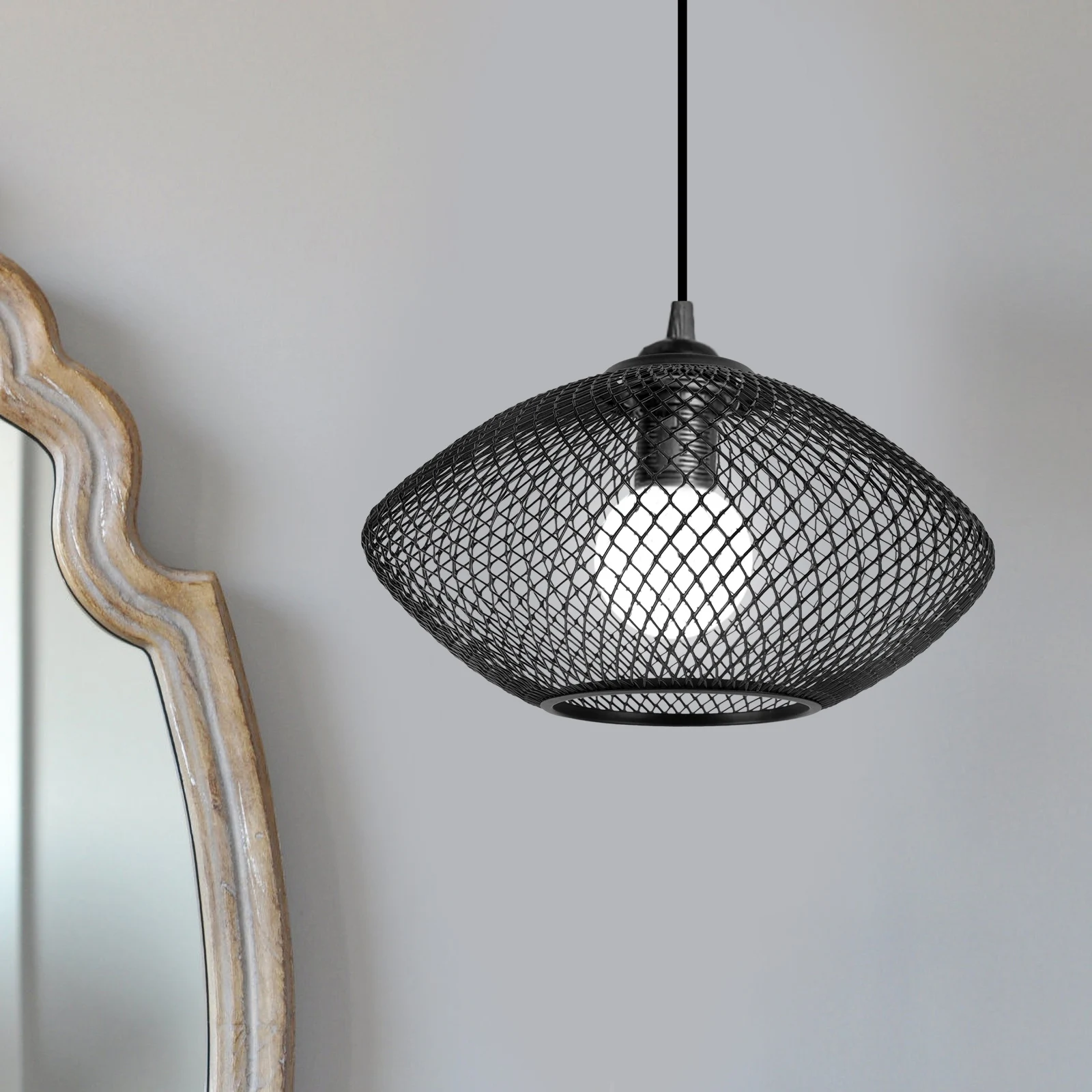 

Iron Wire Mesh Lamp Shade Hollow Out Metal Pendant Light Cover For Bar Restaurant Home Decor Ceiling Lighting Fixture Mesh
