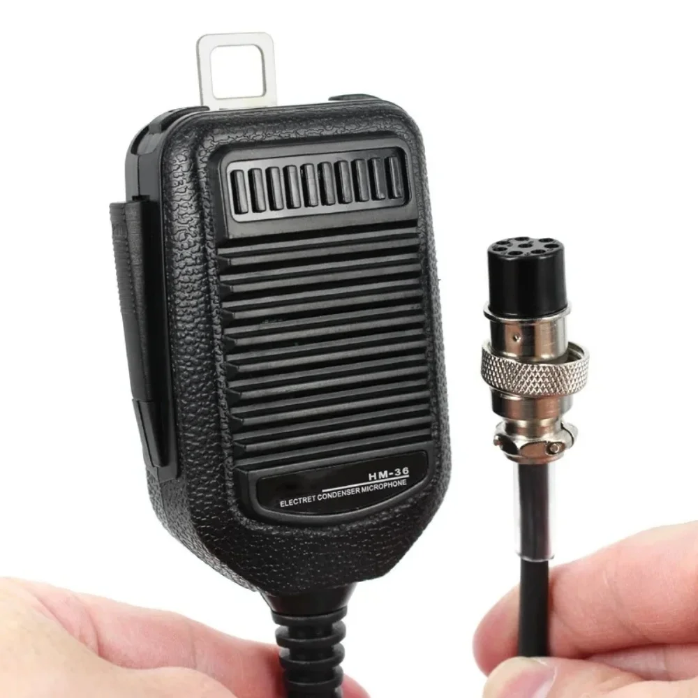 HM-36 8 Pin Handheld Microphone HM36 Mic For IC-718 IC-775 IC-7200 IC-7600 IC-25 IC-28 IC-38 Mobile Car Radio Walkie Talkie