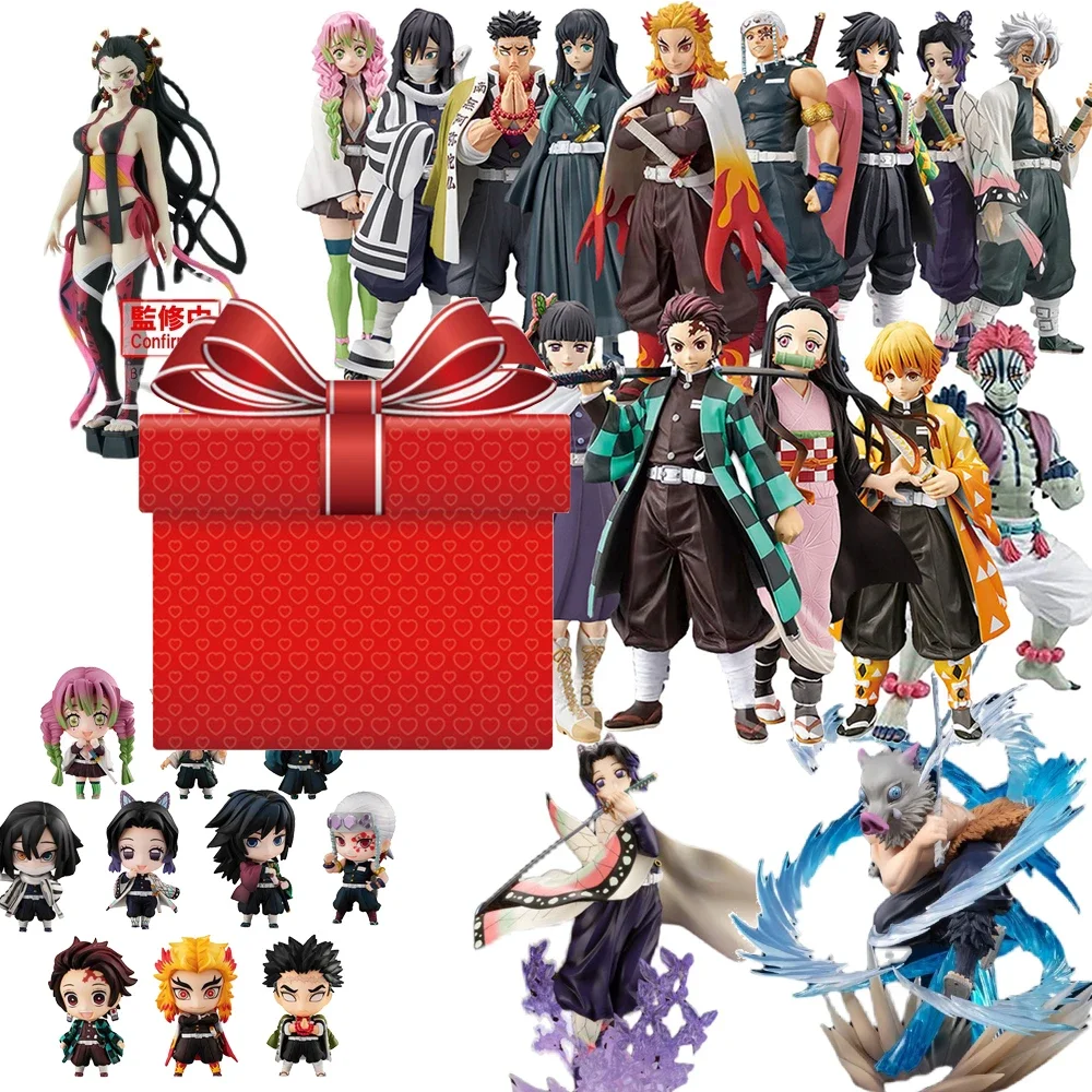 Demon Slayer Figure Mystery Box Kimetsu  Yaiba Anime Best Gift For Animer Figure Lucky Box