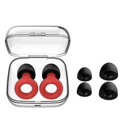 New Silicone Swimming Earplug Sleep Noise Ear Plug Canceling Noise Reduction Supplies Soundproof Noise Canceling Earplugs