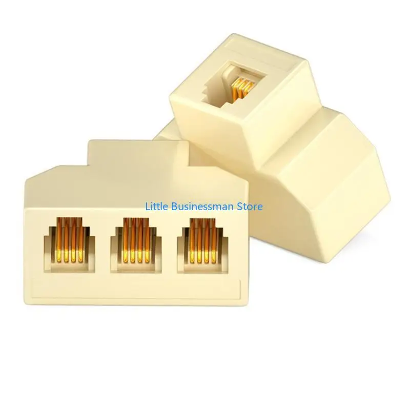 Telefon Splitter Drei-Steckdose Stecker Telefon Splitter Telefon Zubehör M76A – Detail 10