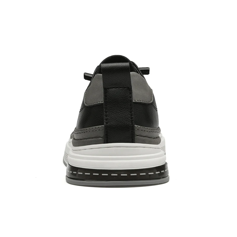 Men Autumn New Breathable Leather Shoe Comfortable Casual Men Shoes Light Shoe Outdoor Fashion Men Flats image 3