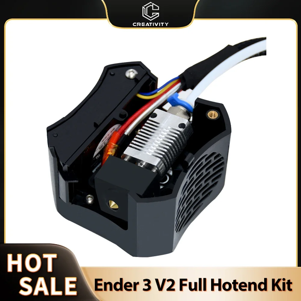 

3D Printer Part Ender 3 V2 Full Hotend Kit Strong Wear Resisting Print Freely for Ender-3 V2 Original Hotend Kit