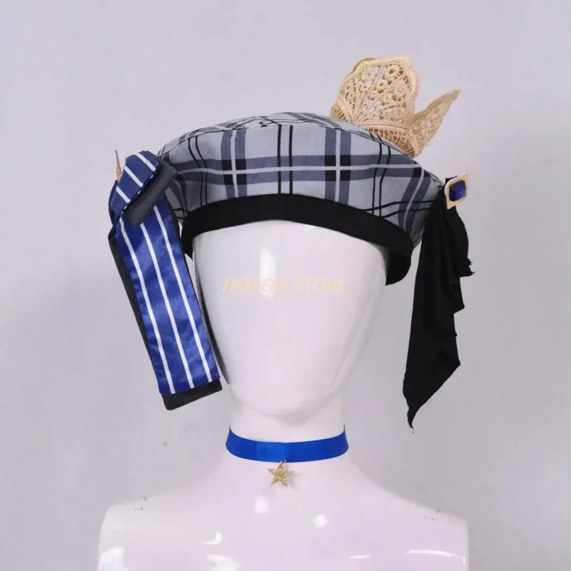 Giapponese Virtural holovive YouTuber Hoshimachi hosimmati Suisei abiti Anime costumi Cosplay ragazza carina Lolita Plaid Dress 2 parrucca