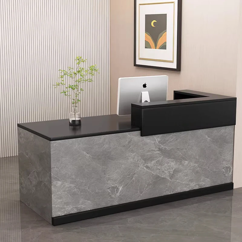 

Boutique Luxury Reception Counter Decor Dental Bakery Clothing Reception Counter Retail Store Toonbank Receptie Office Furniture