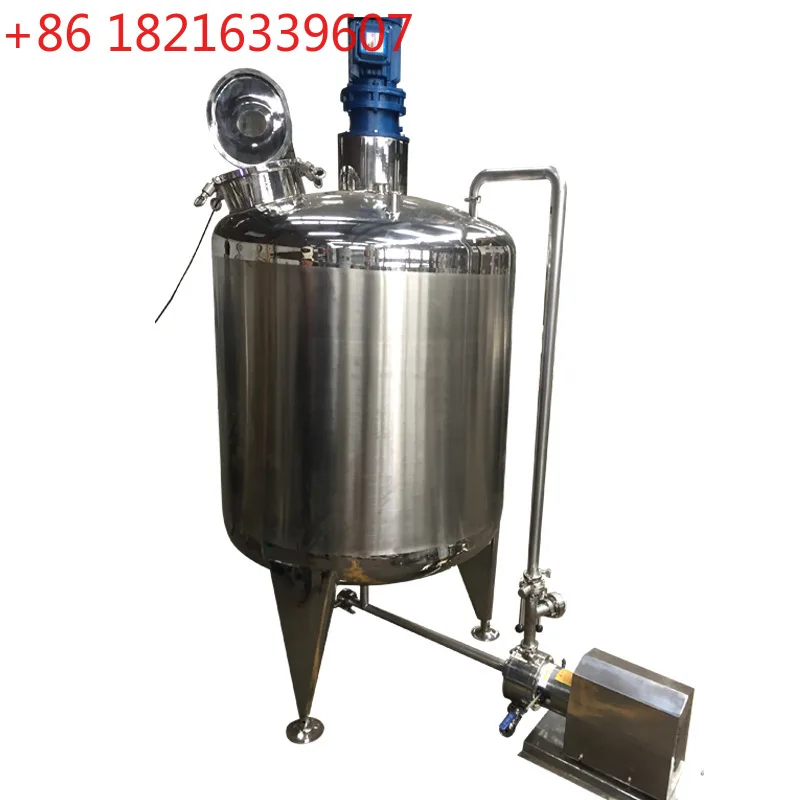 

Эмульгирующий резервуар из нержавеющей стали Электрический нагревательный резервуар для перемешивания Вакуумный реактор Домашний резервуар для перемешивания