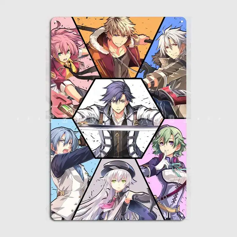 Trails Of Cold Steel Vii 2 Metal Plaque Poster Cinema Living Room Garage Club Create Plaques Tin Sign Poster