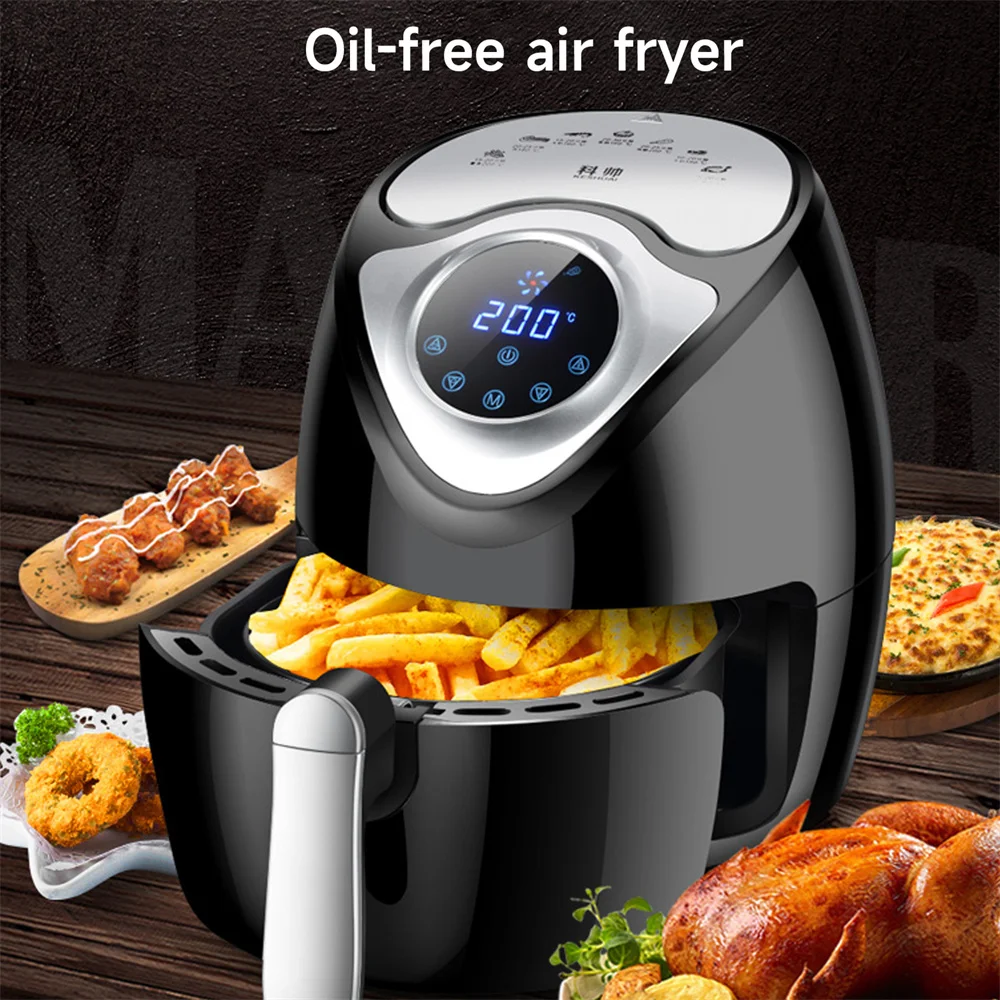 Large Capacity Air Fryer 5.5L Oil Free Electric Deepfrier