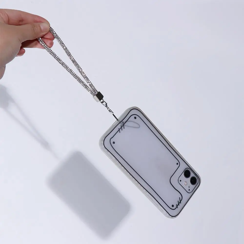 短い携帯電話ストラップ ダイヤモンドペンダント 電話チャーム 紛失防止ストラップ 携帯電話ストラップ 電話リストチェーン 携帯電話チェーン