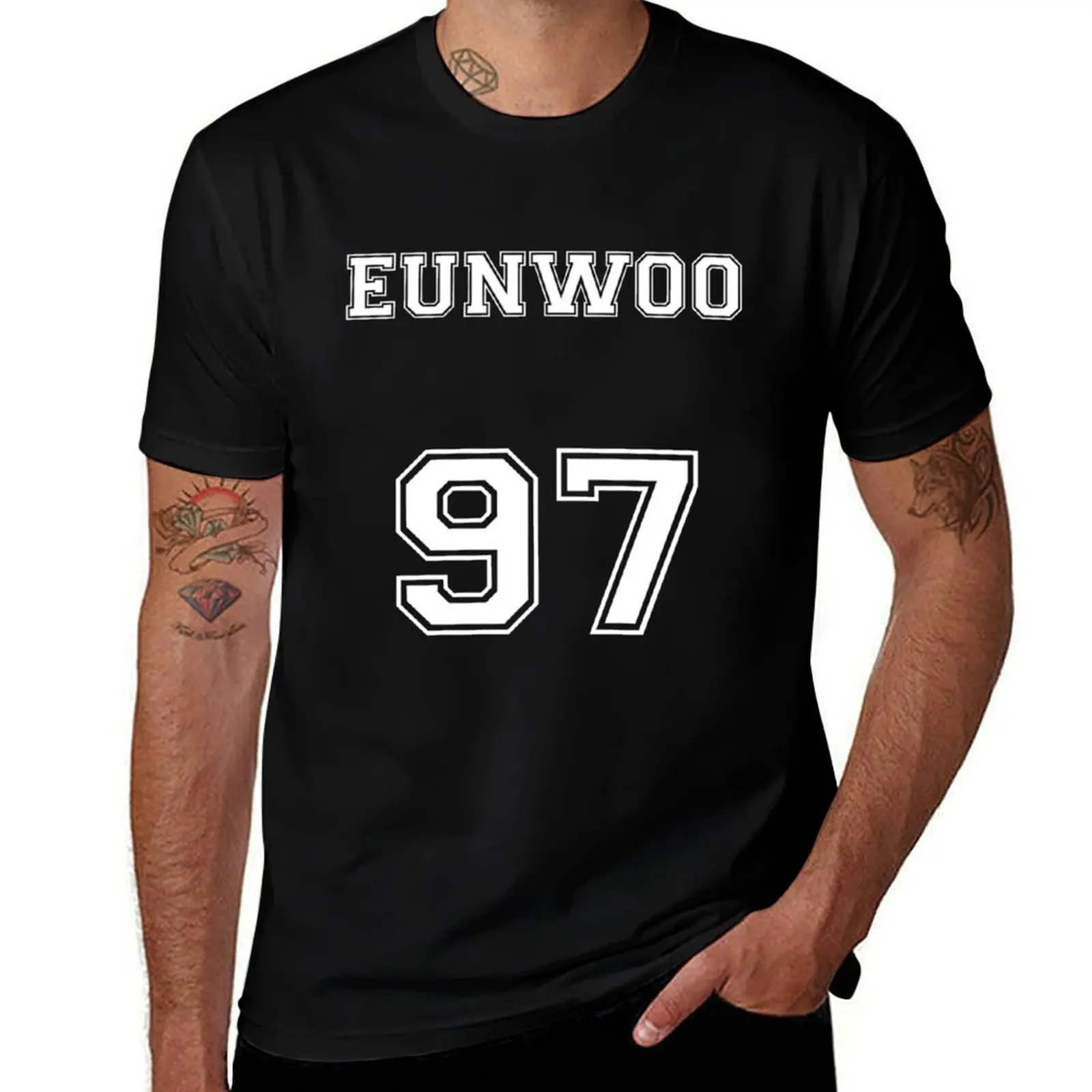 

eunwoo 97 T-Shirt anime figures korean fashion affliction shirts tshirts personalised men t shirts