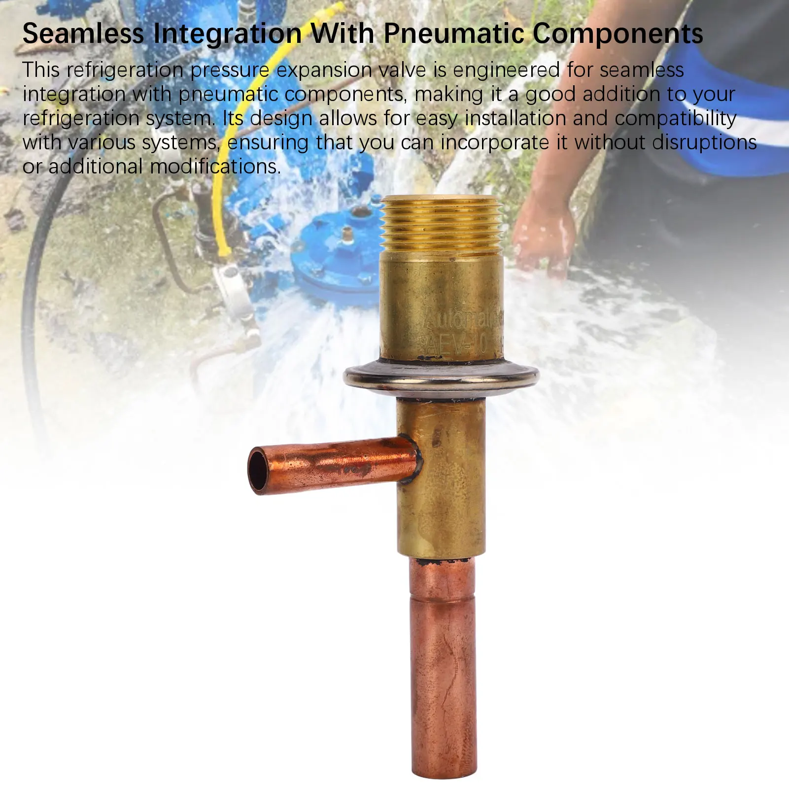 صمام توسيع التبريد صمام شحن التبريد متعدد الوظائف التحكم في ضغط التبخر المستقر للإصلاح #3