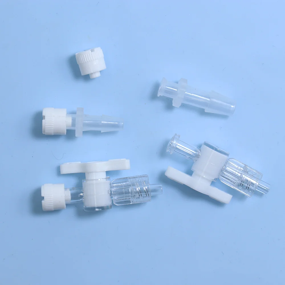 Maschio Luer Lock Plug Adapter valvola dell'aria tubo erogazione colla siringa raccordo a barilotto connettore in plastica PP coperchio tappo terminale