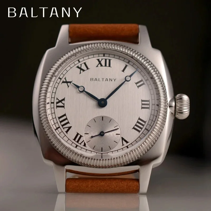 Baltany Tribute 1926 Luxury Quartz man's Watches S184037 VD78 Stainless Steel Sapphire Leather Waterproof 10Bar reloj hombre