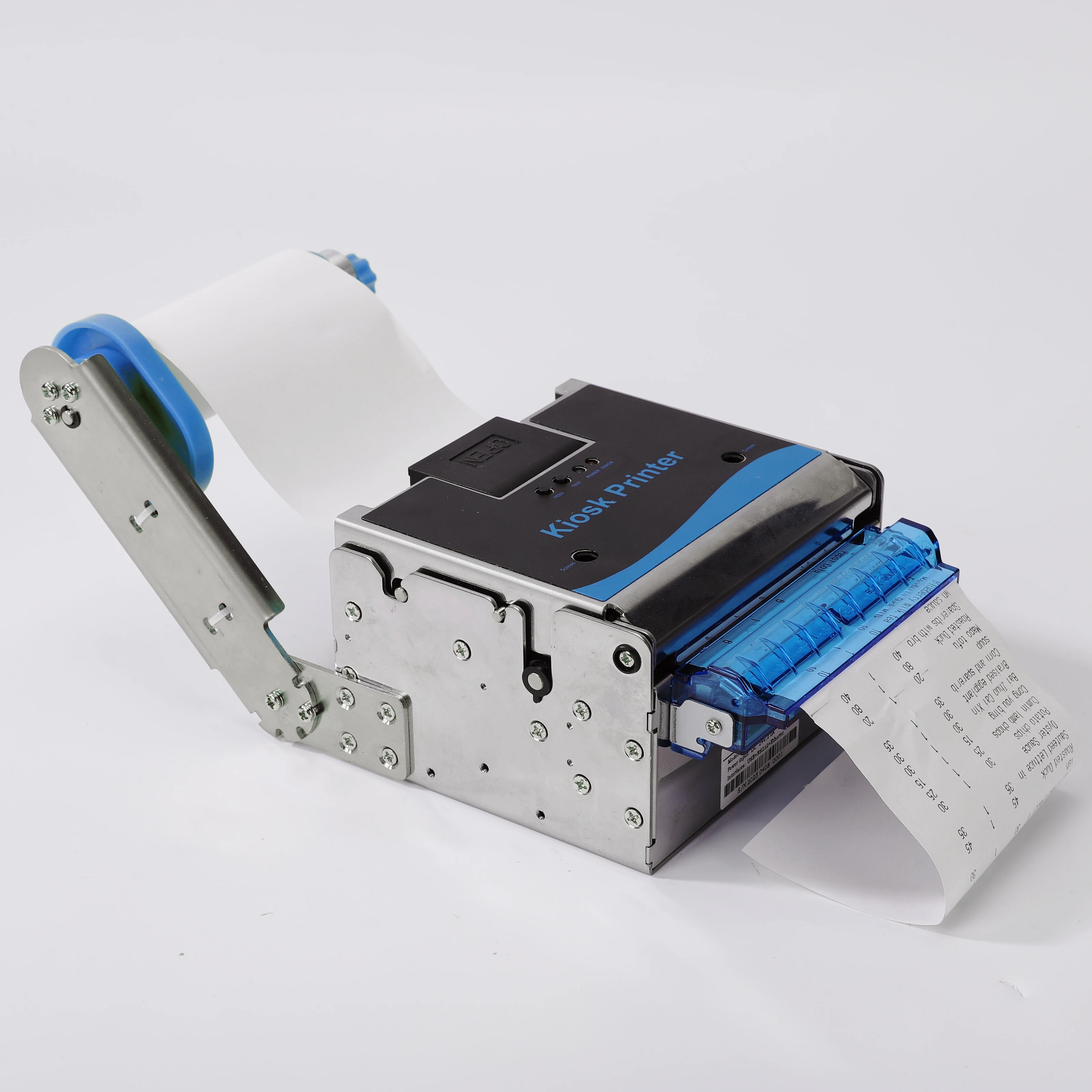 HS-K54 80mm Embedded Kiosk Thermal Printer Auto Cutter USB RS232 LAN 250mm/s Support QR Black Mark Ticket for Vending Parking