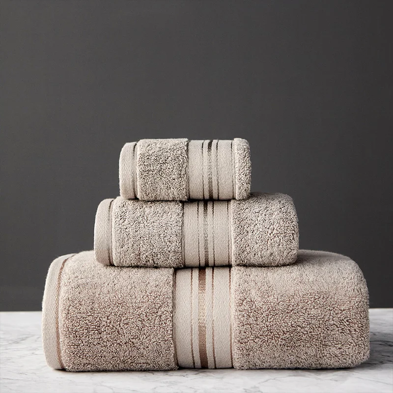 Egyptian Cotton Bath Towels Towels Combed Face Towels Set or Individually Suitable for Sports Travel Home Hotel and Bathroom Use