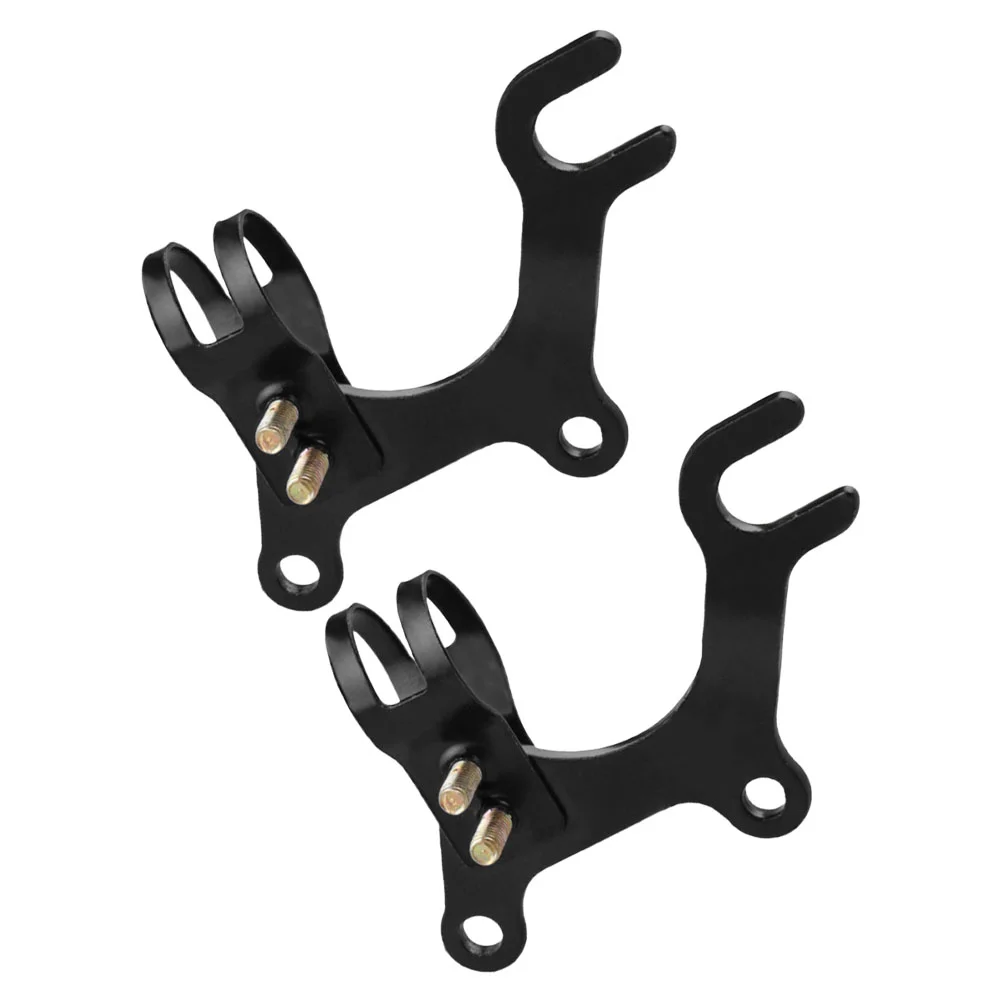 

2 Pcs Disc Brake Modification Bracket Bikes Parts Adapter Ordinary Riding Bicycles Components Carbon Steel Holder for Brakes