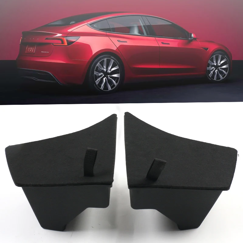 

Trunk Storage Box for Tesla Model 3+ 2024 Rear Trunk Side Storage Box Lids Organizer Garbage Bins New Model3 Car Accessories