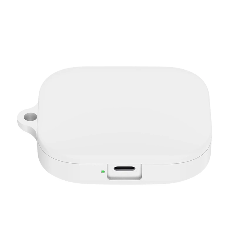 Capa silicone para Redmi Buds 5 Earbuds Capa protetora flexível com chaveiro