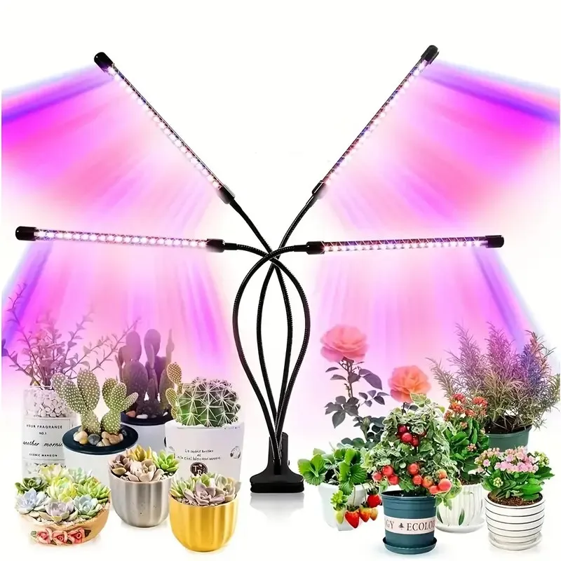 

USB LED Plant Grow Light Indoor Garden 5 Dimmable Levels Grow Light Full Spectrum Timer Setting Hydroponic Greenhouse 3H/9H/12H