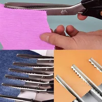 Tailor Scissors Pinking Shears Zig Zag Sewing Cut Serrated Lace Scissors Sewing Accessories Fabric Scissors DIY Sewing Tool 4