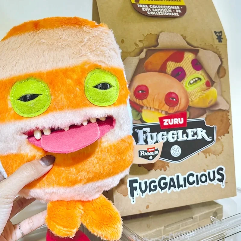 Brinquedos Fuggler Blind Box: Hambúrguer, Pizza, Donut, Hot Dog, Tacos - Acessórios de Pelúcia Divertidos e Modernos para Fãs - Presente Surpresa