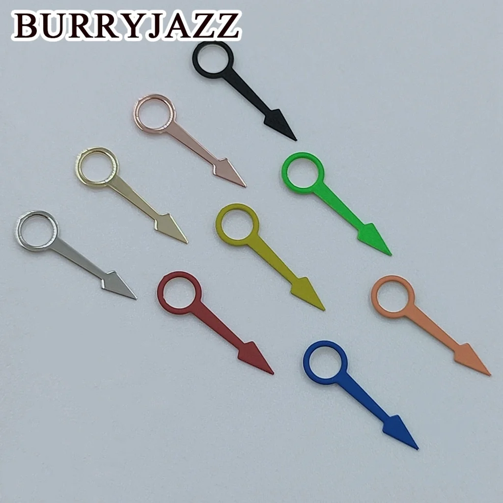 Часы BURRYJAZZ NH34 GMT Серебристые золотистые розовые золотистые черные красные желтые зеленые синие оранжевые часы стрелки