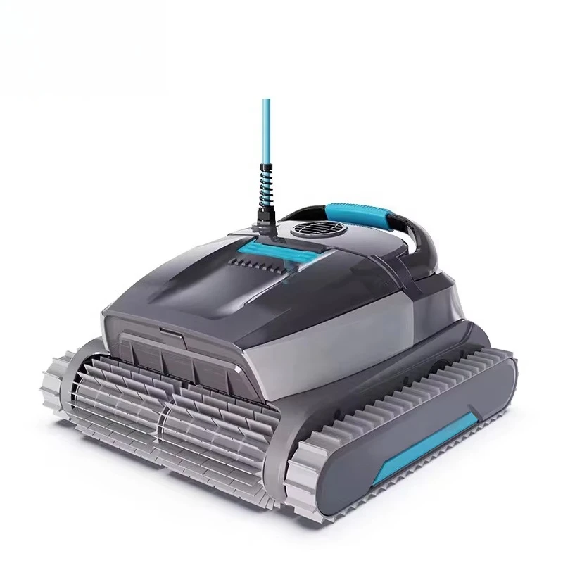 Water Crown HJ3042 High-Performance Pool Cleaner Robot with Metal Ladder Attachment PVC Compatibility Filter & Accessories