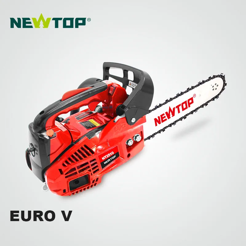 ATV&UTVTop Wholesale Popular Powerful Handheld Hotsale 25cc 800W Petrol Chain Saw with 8''10'' bar  2 Stroke  Chainsaw for Cutti