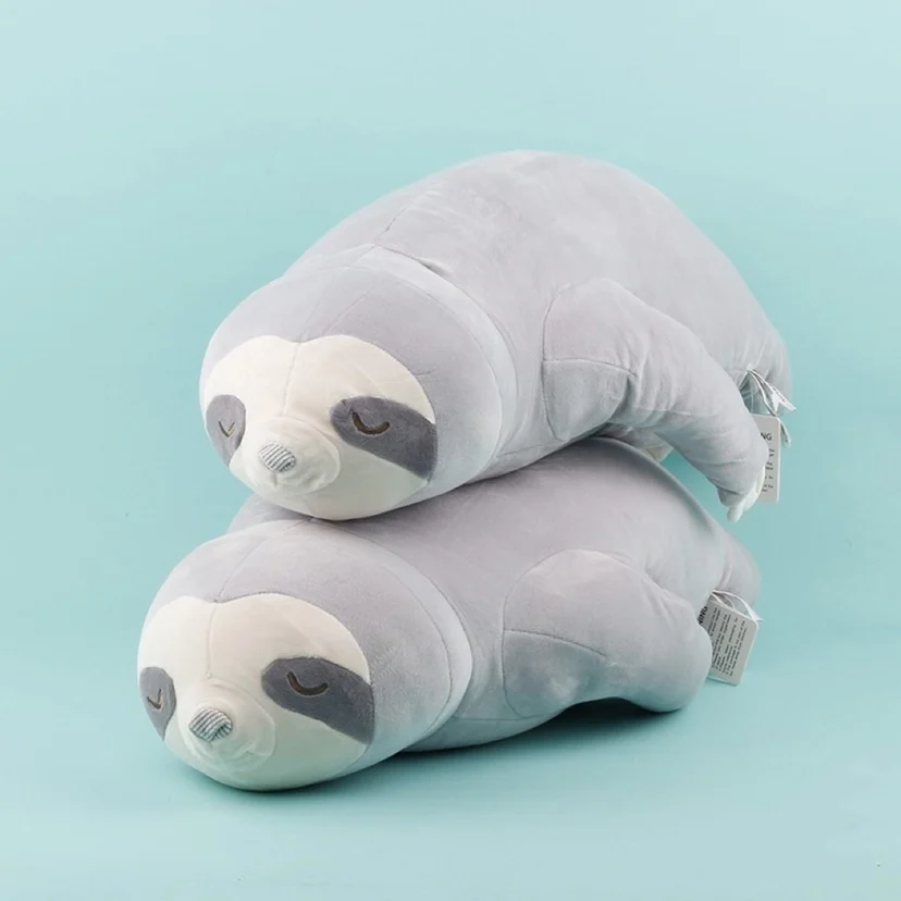 Peluche extra morbido Bradipo S Cuscino Cuion Bambola di grandi dimensioni per ragazze Regalo di compleanno Giocattoli artistici in tessuto Regali per bambini