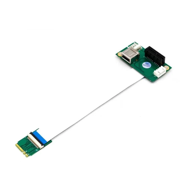 

NGFF to PCIe Adapter Upgraded PCIE USB Expansion Card with High Speed FPC Cable