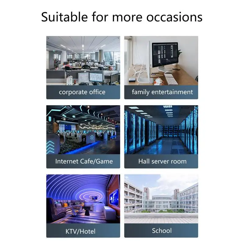 Universal Pure Copper Network Cable, Unshielded Network Cord, Transmissão de dados estável, Network Connection Suprimentos para a escola