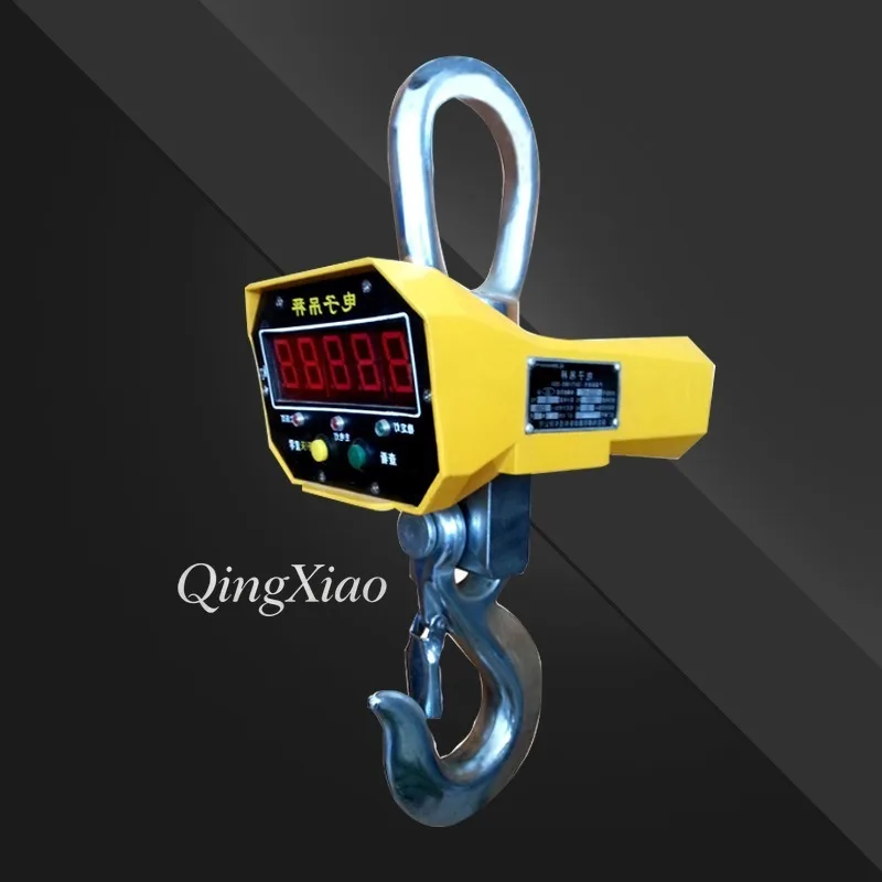 3Ton 5Ton Digital Hanging Crane Scale High Precision Direct Read Industrial Load Cell Scale For Factory Lifting Weight Check