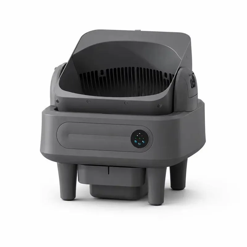 STLF Best-selling metal plastic semi-open smart cat toilet electric toilet large capacity 75L automatic shovel