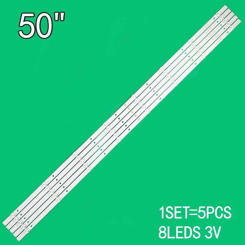 50 "neue led hintergrund beleuchtung streifen für onn onc50ub18c05 sceptre X505BV-FSR ZX50ZC332M08A0V0-K600 ZX50ZC332M08A1V0-K600