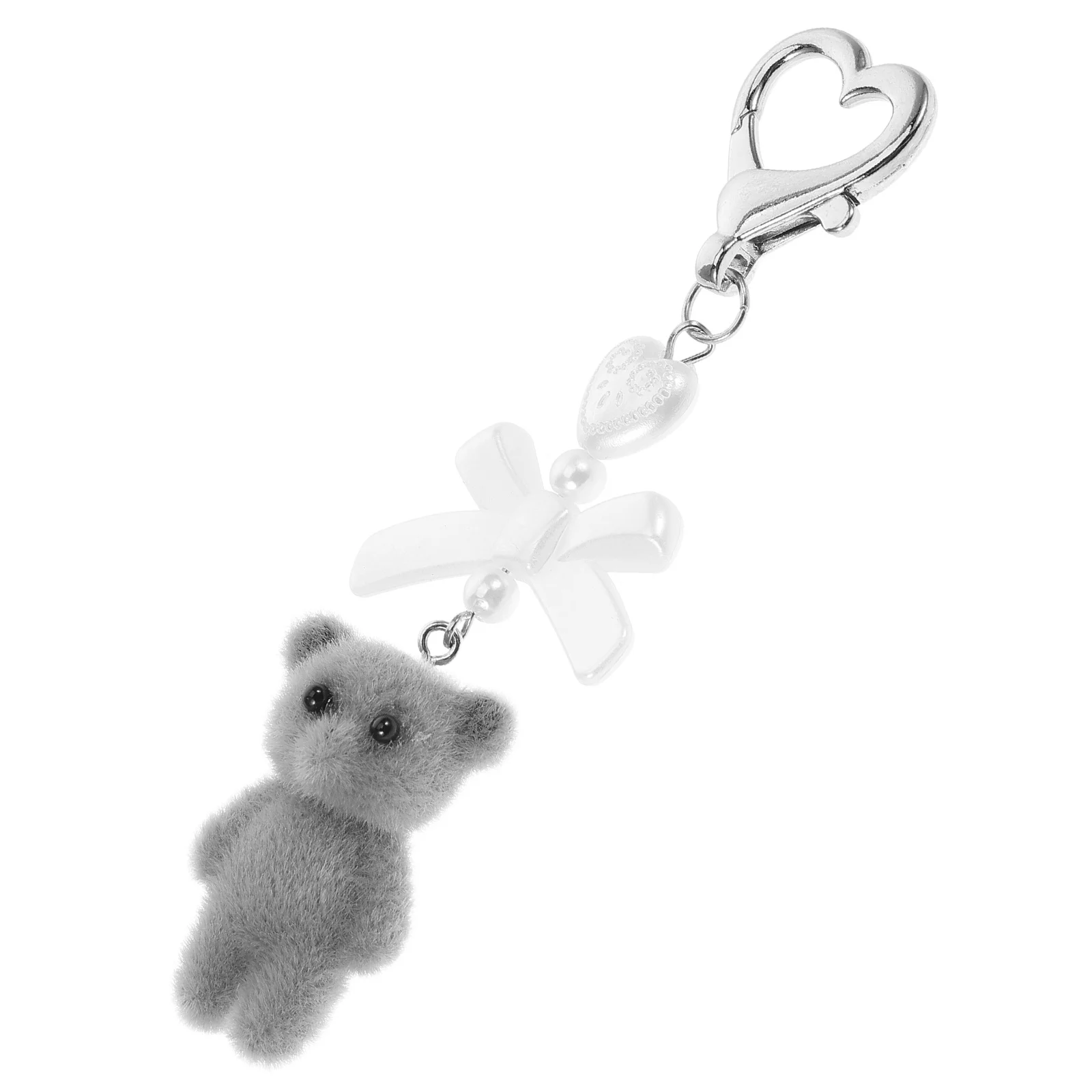

Mini Bear Keychain Cute 3D Bear Charm For Women Wear-Resistant Bag Decor Phone Case Charm Birthday Party Favors Kawaii Resin