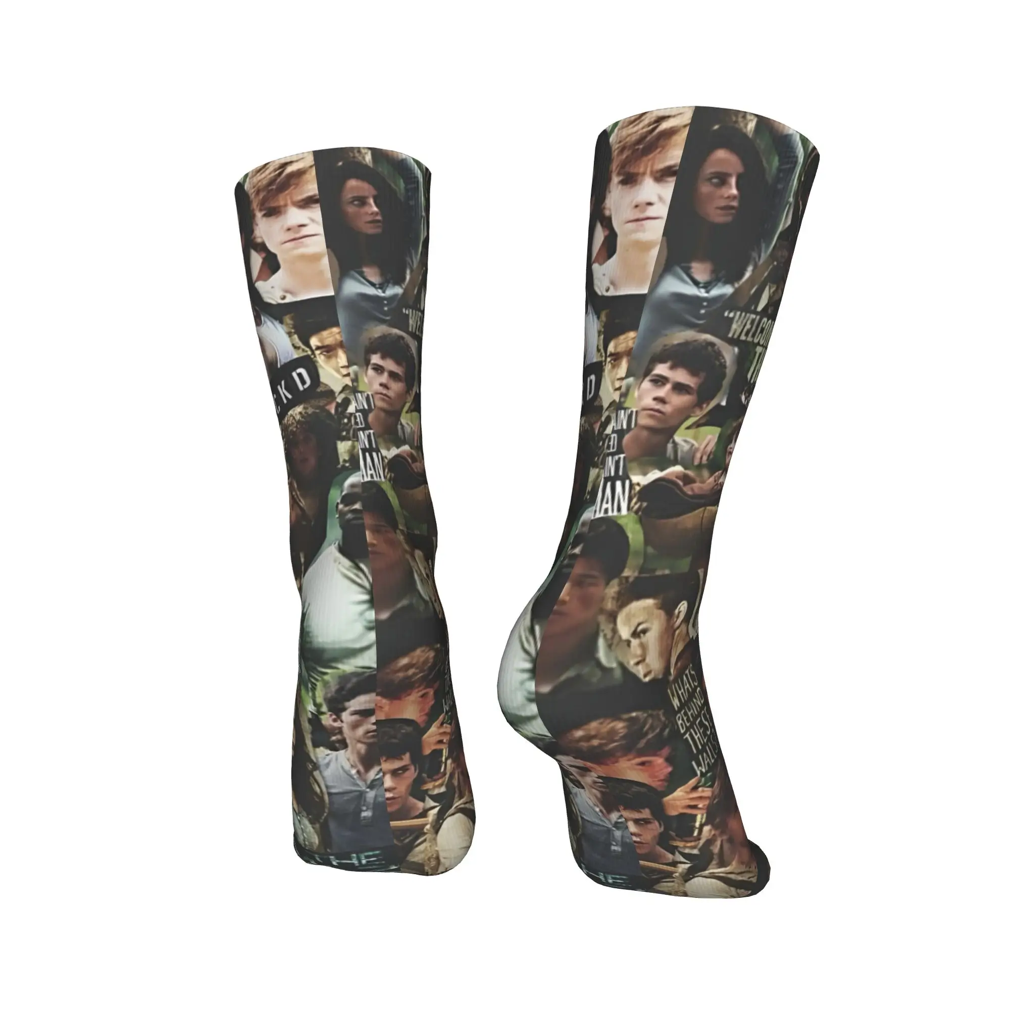 جوارب رجالية The Maze Runner Newt X Thomas جوارب شتوية عصرية دافئة جوارب ناعمة جرافيك رياضية خارجية مضادة للانزلاق