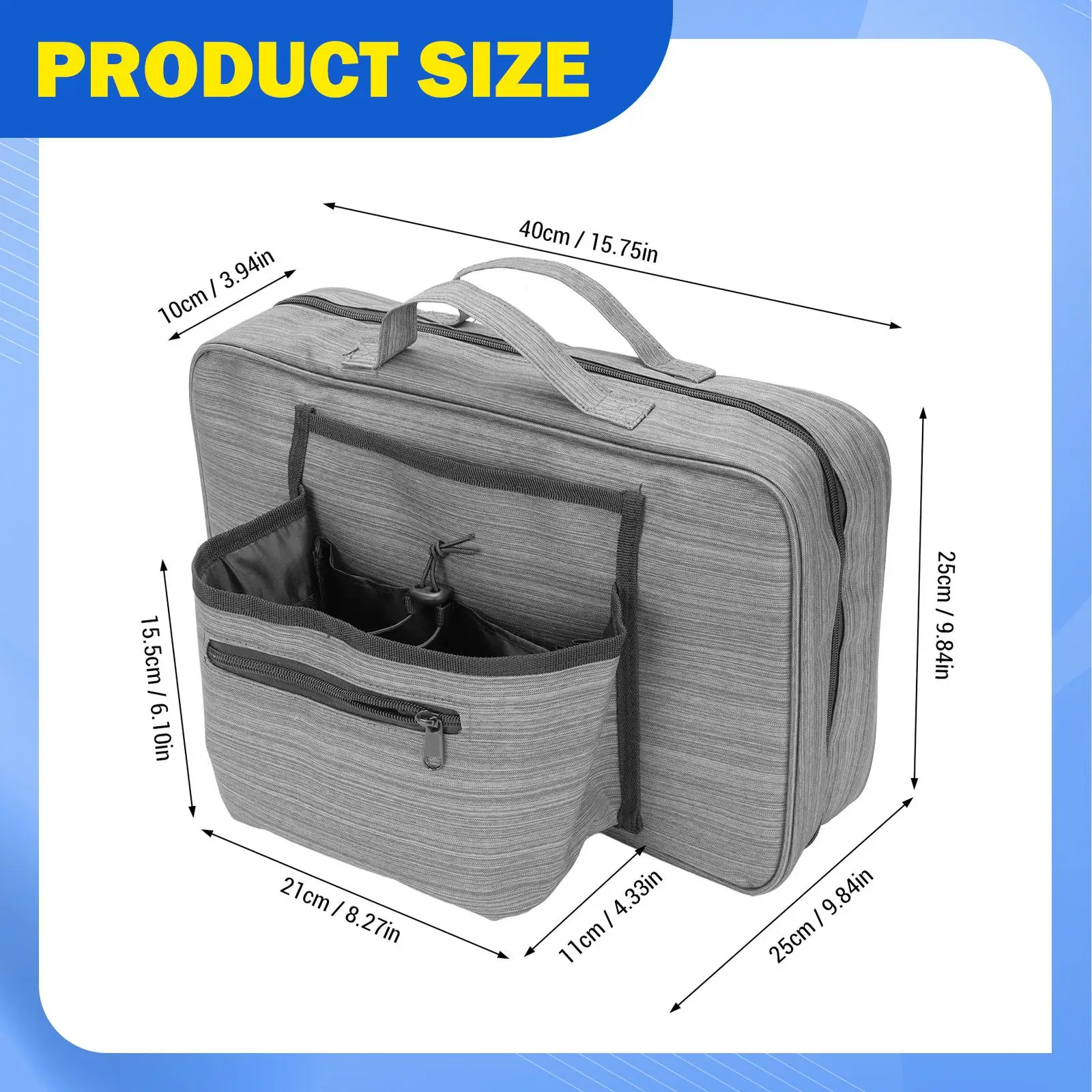Travel Luggage Cup Holder Convenient Beverage Carrier Adjustable Strap Oxford Cloth for Frequent Flyers Suitcase