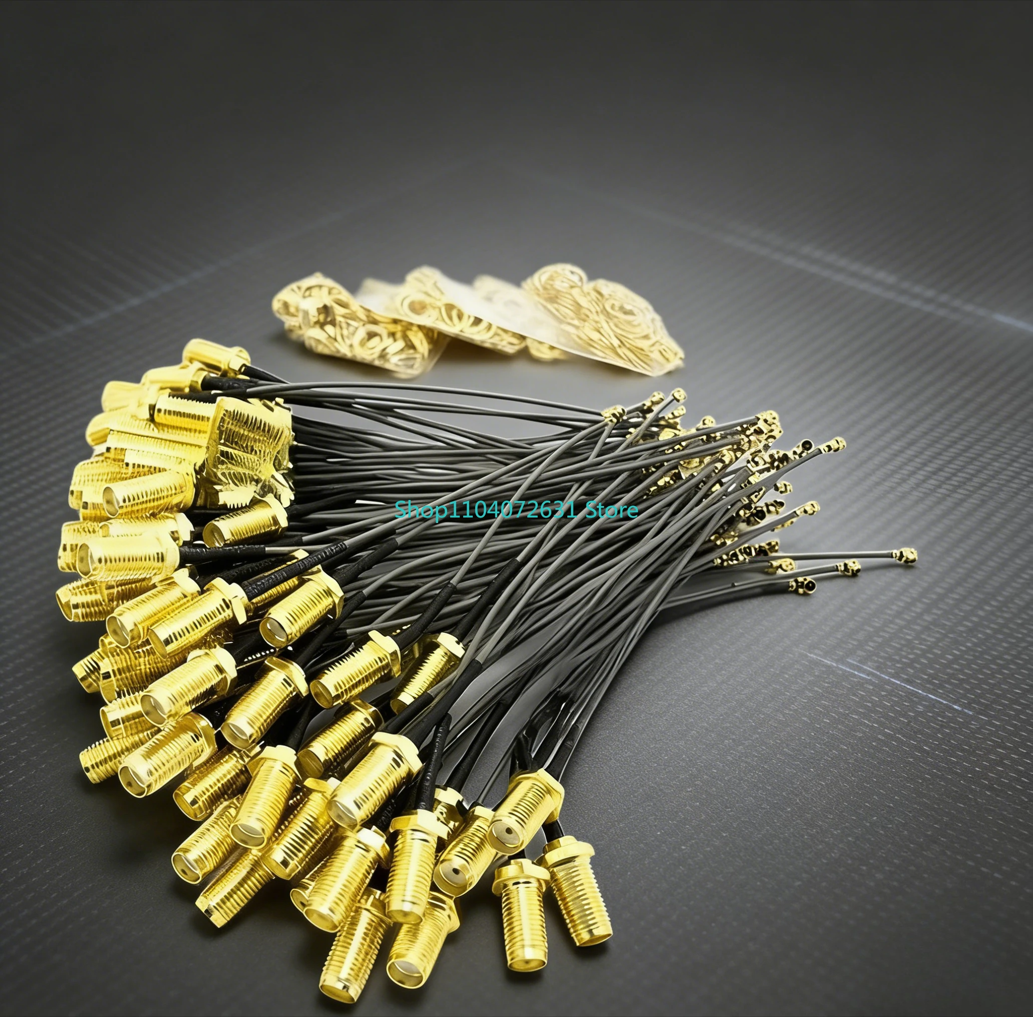 Кабель-адаптер RF 10 см U.FL - SMA Female для GSM SIM800C SIM868 SIM7020E BG96 M66 BC95