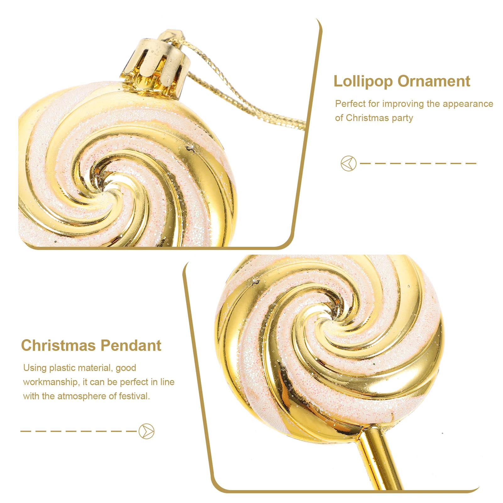 4 قطعة قلادة الحلوى شجرة عيد الميلاد مصاصة زخرفة ديكور معلق لعيد الميلاد حفل زفاف المطبخ الحلويات البلاستيكية الحرفية المنزل