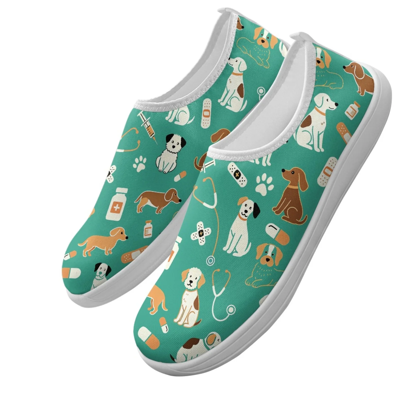 XIXIRIMIDO Slip-on Wide-toed Shoe Nurse Shoes Men's Sneakers and Casual Shoes Zapatillas de Mujer Tenis Feminino Pet Clinic