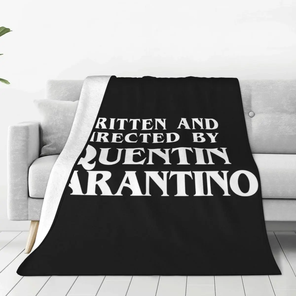 Written And Directed By Quentin Tarantin Blankets Fleece Super Soft Sofa Throw Blankets For Home Bedroom Throws Bedspread Quilt