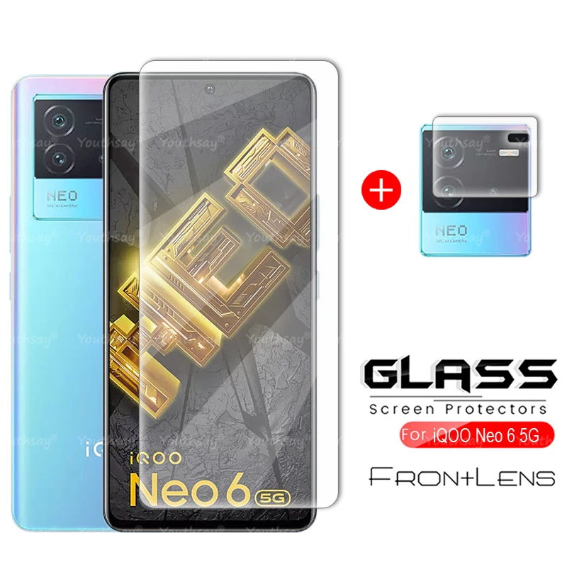 For VIVO iQOO Neo 6 Glass Film For vivo iQOO Neo6 Tempered Glass Screen Lens Camera Film Protective For VIVO iQOO Neo 6 Glass